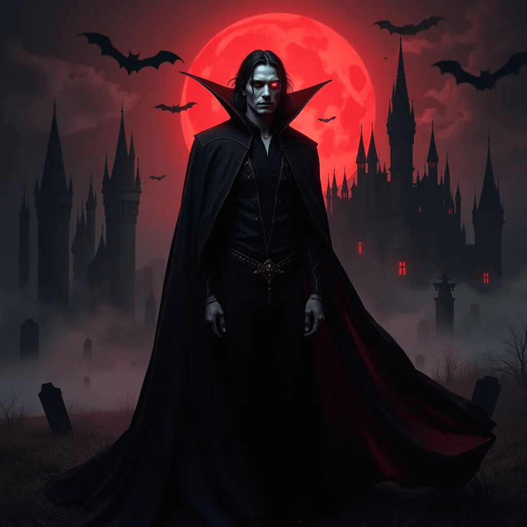 Create Your Vampire Name background